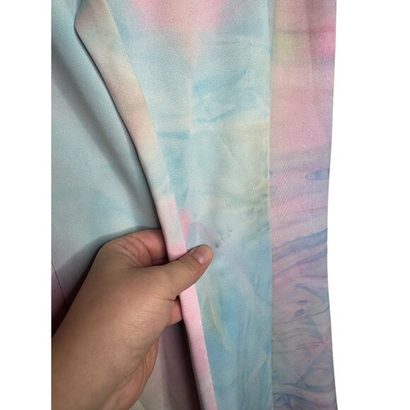 Tie-Dye Flared Pants Fashion Nova Pastel Multicolor Small - Picture 5 of 6